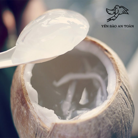 Rau câu dừa tổ yến - món ăn thần thánh cho ngày hè tươi mát