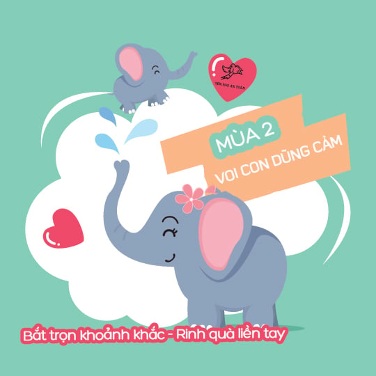 Tưng bừng rinh quà cùng Voi Con Dũng Cảm Mùa 2