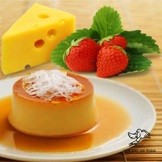 Tổ yến sào chưng trứng sữa