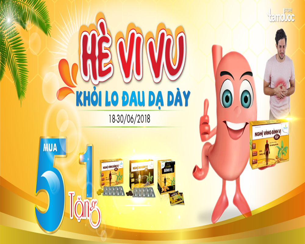 Hè Vi Vu Không Lo Đau Dạ Dày Cùng Bình Vị