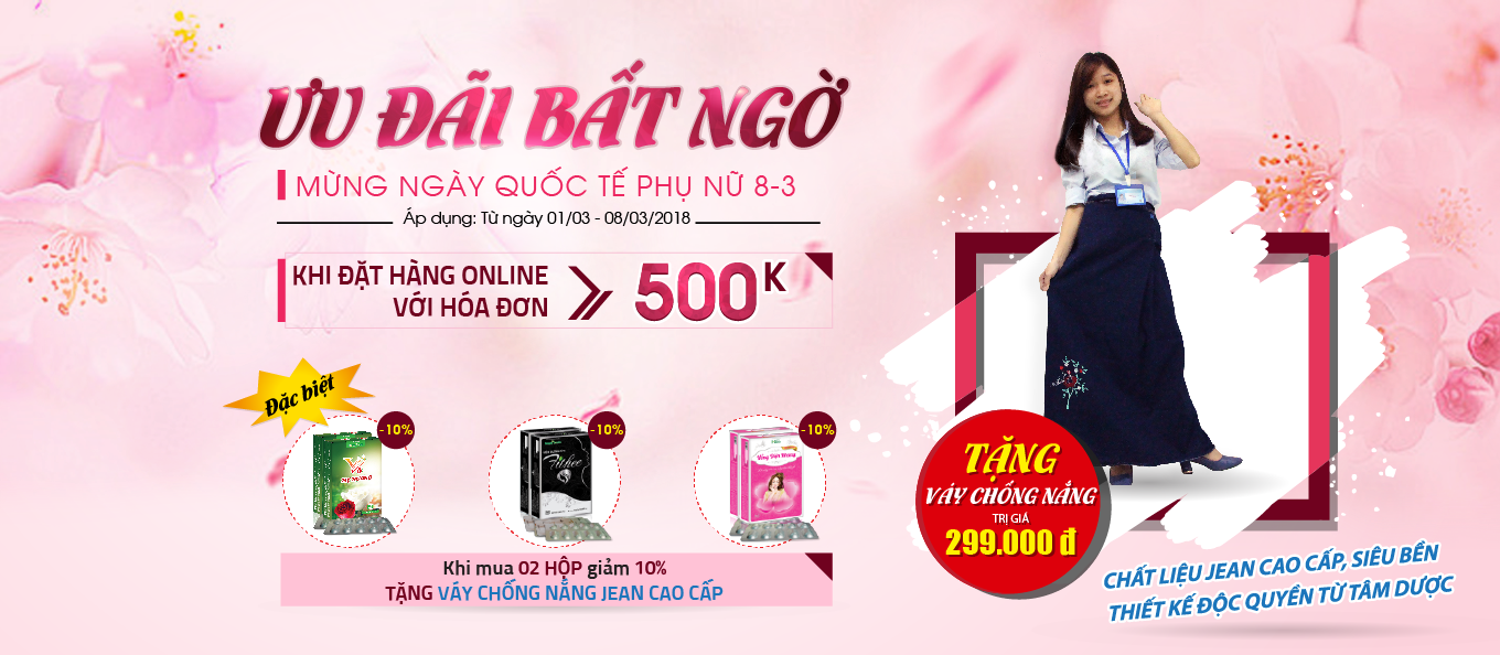 Quà tặng bất ngờ - Mừng ngày quốc tế phụ nữ 08/03