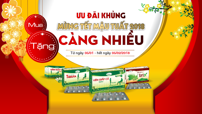 Ưa đãi khủng – Mừng Tết Mậu Tuất 2018 -  Xua tan nỗi lo bệnh Trĩ
