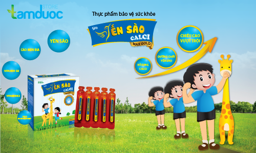 Siro yến sào canxi - Tinh chất yến sào, canxi cao lớn