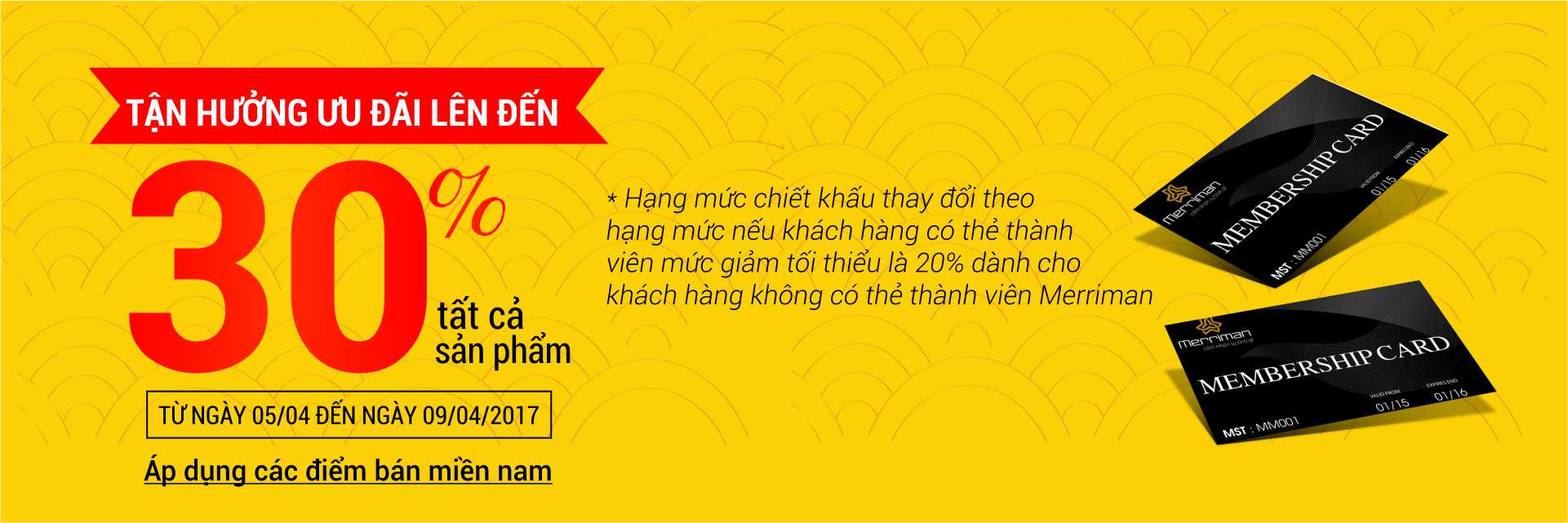 THỜI TRANG NAM MERRIMAN ƯU ĐÃI THÁNG 4 LÊN ĐẾN 30%