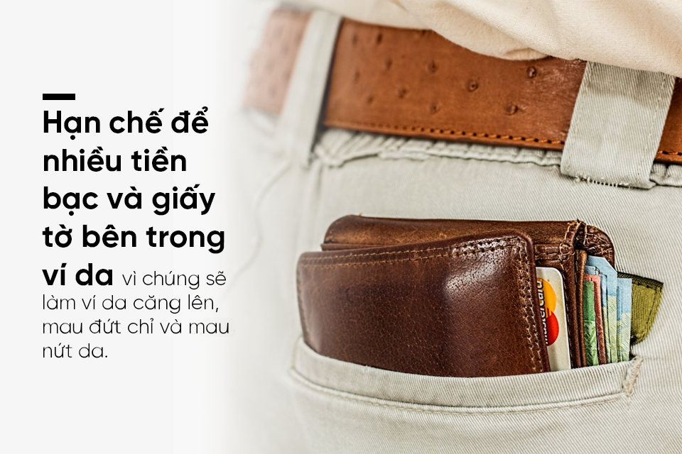 Mách chàng cách bảo quản ví da tốt nhất