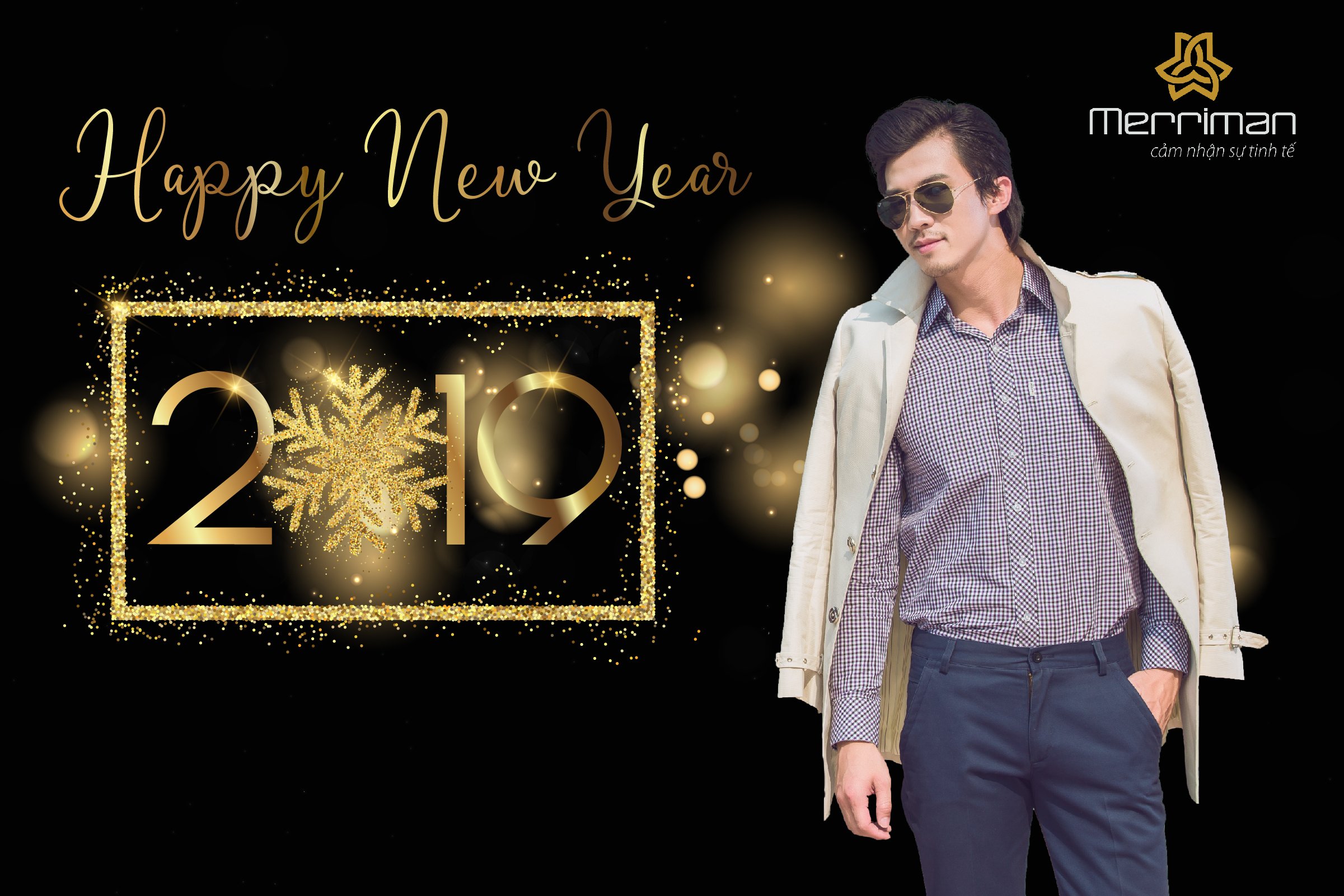Thời trang nam Merriman chúc mừng năm mới 2019