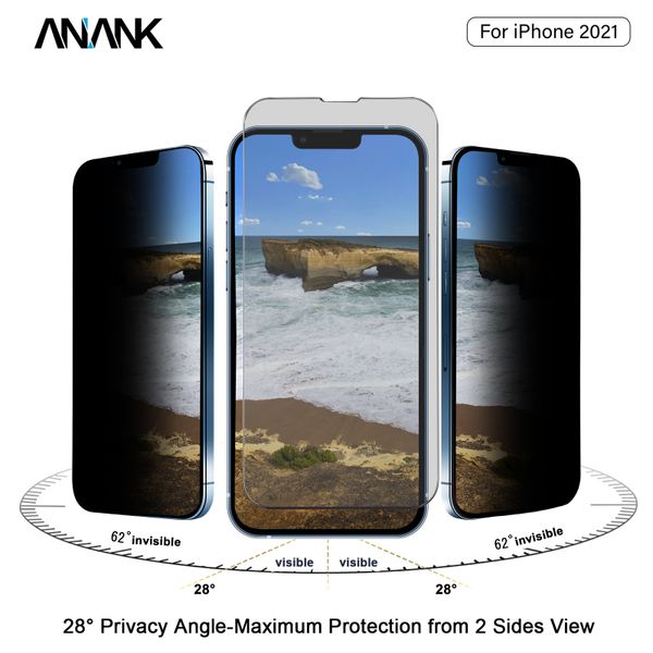 Kính cường lực chống nhìn trộm Anank 3D cho iPhone 12 Series