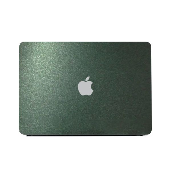 skin macbook green metallic