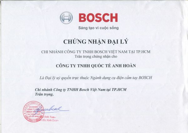 Đại lý Bosch chính hãng tại tp Hồ Chí Minh