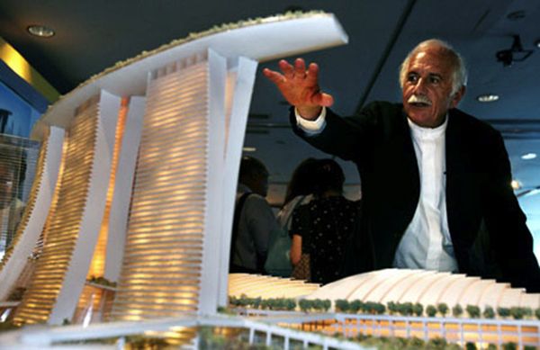 Moshe Safdie với dự án Marina Bay Sands