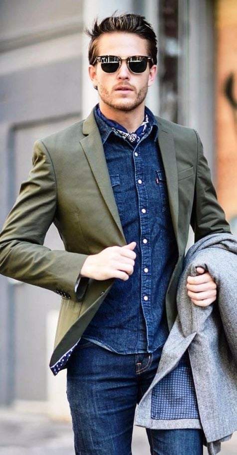 Phong cách “đủ” với áo phông, quần jeans và áo sơ mi - Ảnh 5