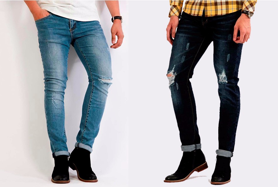 Khẳng định cá tính phái mạnh cùng quần Jean rách - Ảnh 1