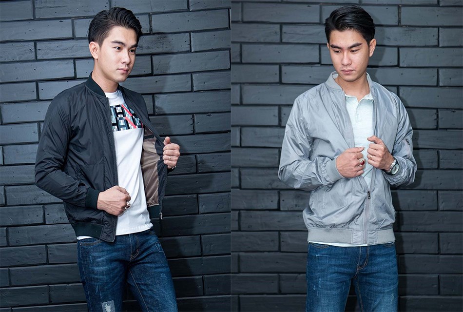Bí kíp mặc áo khoác bomber sành điệu, trẻ trung - Ảnh 1