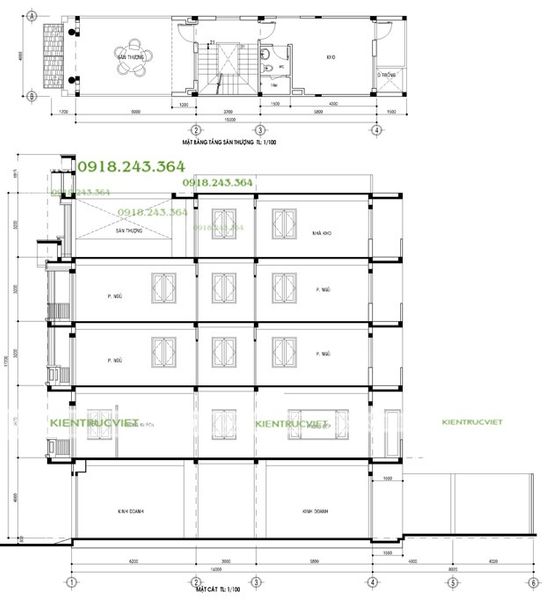 Nhà phố 4x15