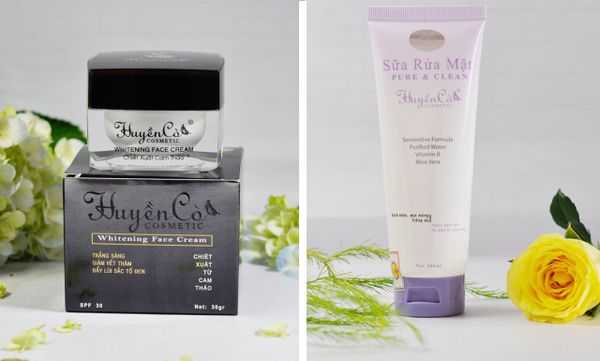 Bộ sản phẩm chăm sóc da mặt Huyền Cò