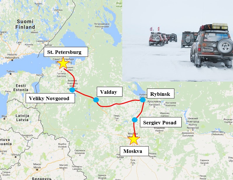 Phượt Caravan nước Nga bằng Ô tô - 8Đ7N - Mùng 4 Tết - 2