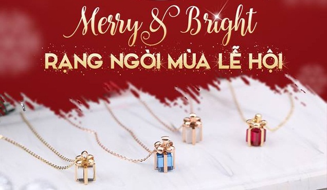 Đẹp ngỡ ngàng 12 mẫu dây chuyền riêng mùa giáng sinh từ Huy Thanh