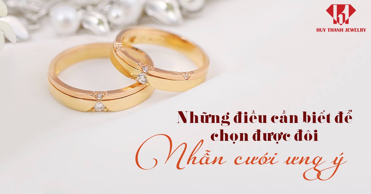 5 điều cần biết để chọn được đôi nhẫn cưới ưng ý
