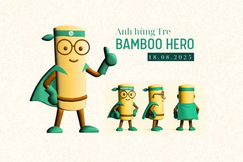 Bamboo Hero chính thức ra mắt Anh hùng Tre - Biểu tượng mới cho sứ mệnh xanh