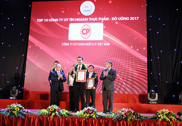 C.P. Việt Nam - Top 10 Công ty uy tín ngành thực phẩm- đồ uống 2017