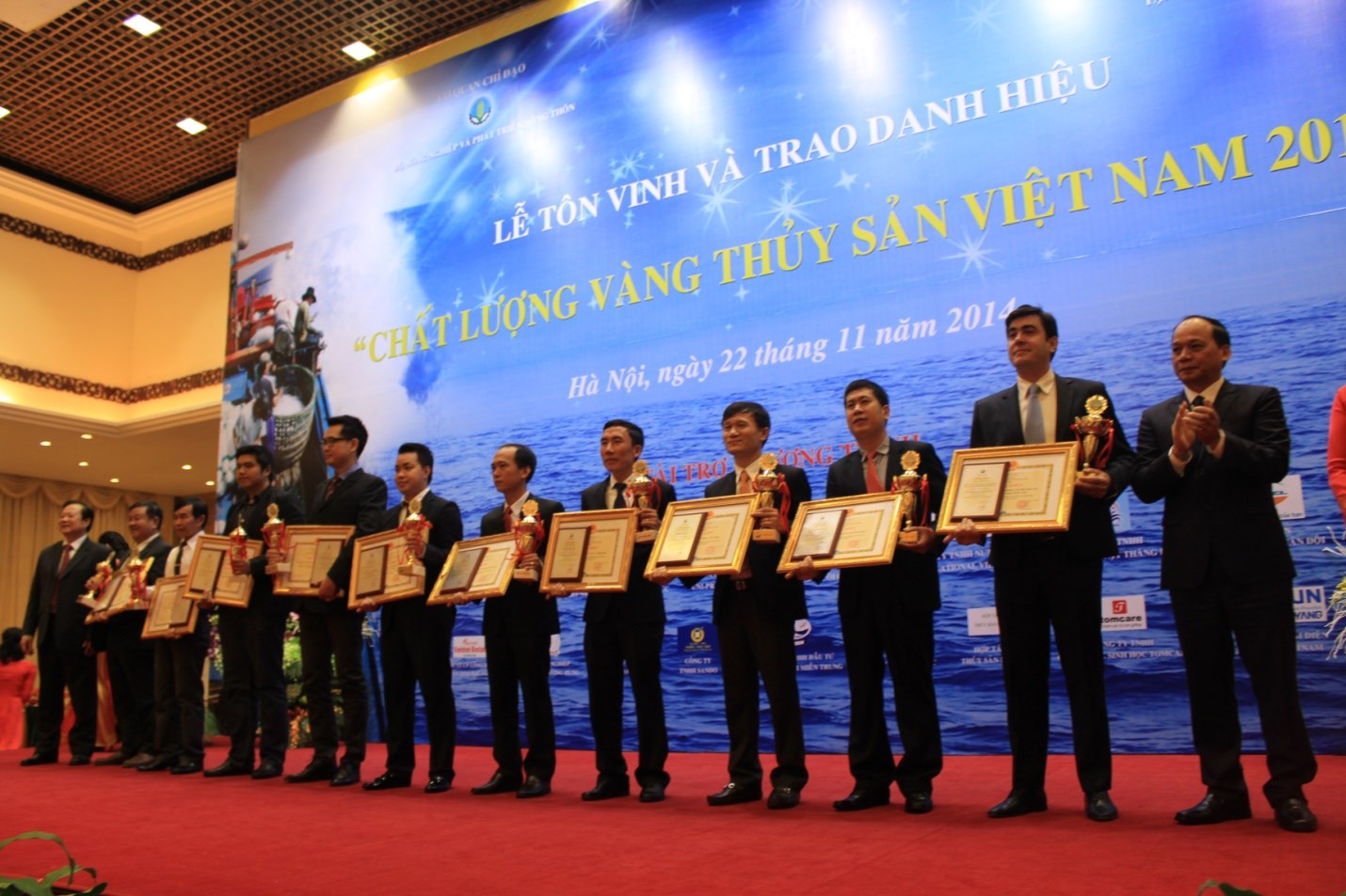 CPV đạt 2 danh hiệu Chất lượng Vàng Thủy sản Việt Nam