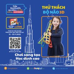 TRẢI NGHIỆM TOÀ THÁP CHỌC TRỜI MAGFORMERS