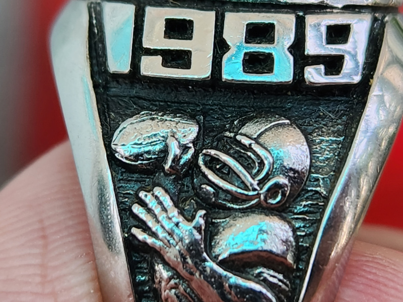 nhẫn mỹ xưa 1989 hột xanh 7 màu