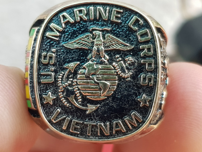 nhẫn mỹ xưa US Marine Corps VietNam