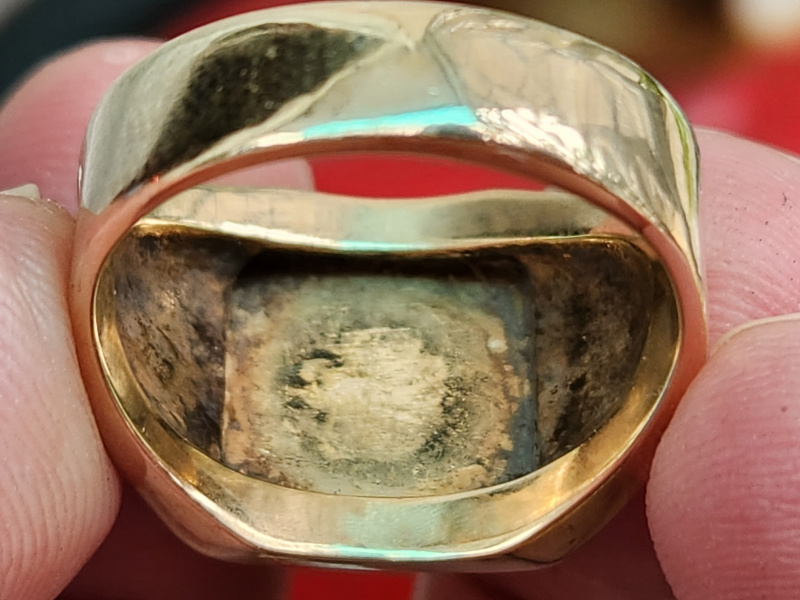 nhẫn mỹ xưa vàng 10k 14k masonic dấu ấn thánh