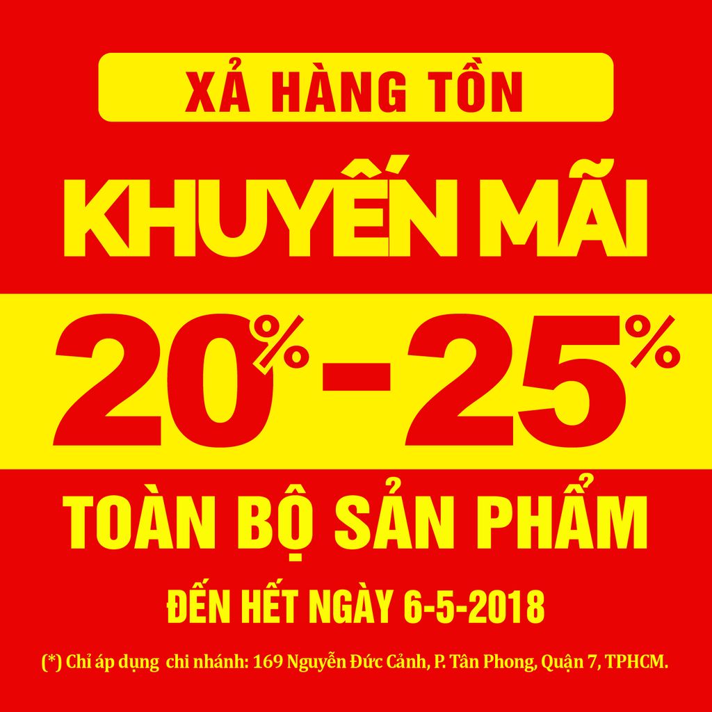 US.MART NGUYỄN ĐỨC CẢNH - XẢ TỒN KHO KHUYẾN MÃI 20% - 25% TOÀN BỘ SẢN PHẨM US.MART NGUYỄN ĐỨC CẢNH - XẢ TỒN KHO KHUYẾN MÃI 20% - 25% TOÀN BỘ SẢN PHẨM