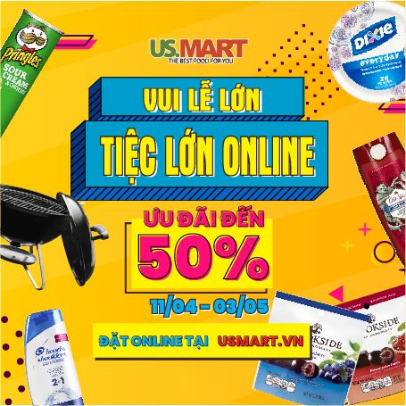 💥 VUI LỄ LỚN - TIỆC LỚN ONLINE - MUA NGAY TẠI US.MART - ƯU ĐÃI ĐẾN 50% 💥 💥 VUI LỄ LỚN - TIỆC LỚN ONLINE - MUA NGAY TẠI US.MART - ƯU ĐÃI ĐẾN 50% 💥