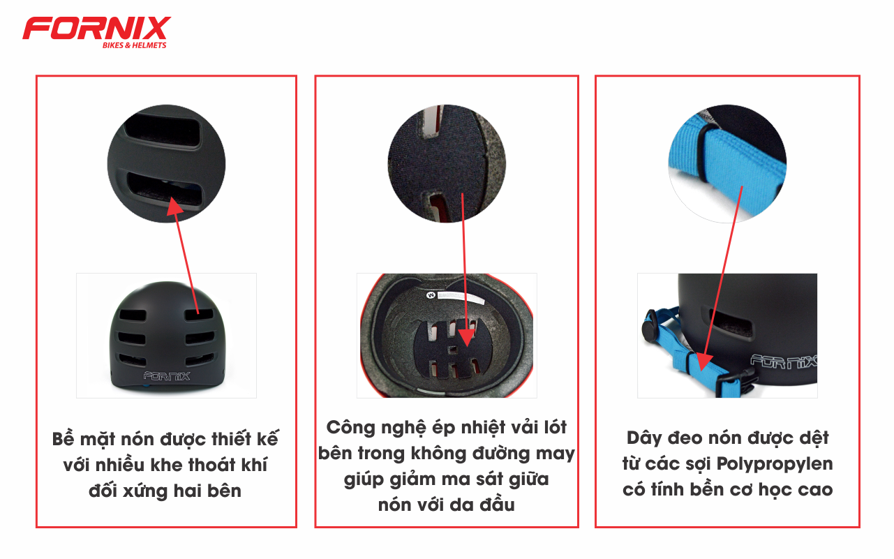Nón bảo hiểm Fornix A04N003