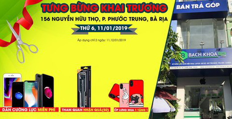 Khai Trương Chi Nhánh 156 Nguyễn Hữu Thọ, Phường Phước Trung, Thành Phố Bà Rịa