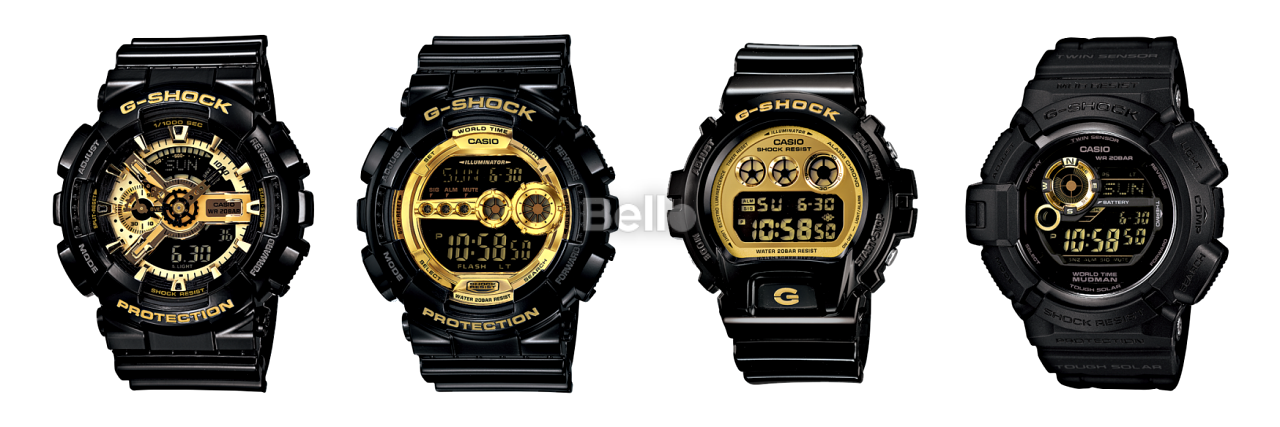 G-Shock Đen Vàng Black & Gold chính hãng: các phiên bản truyền thống!