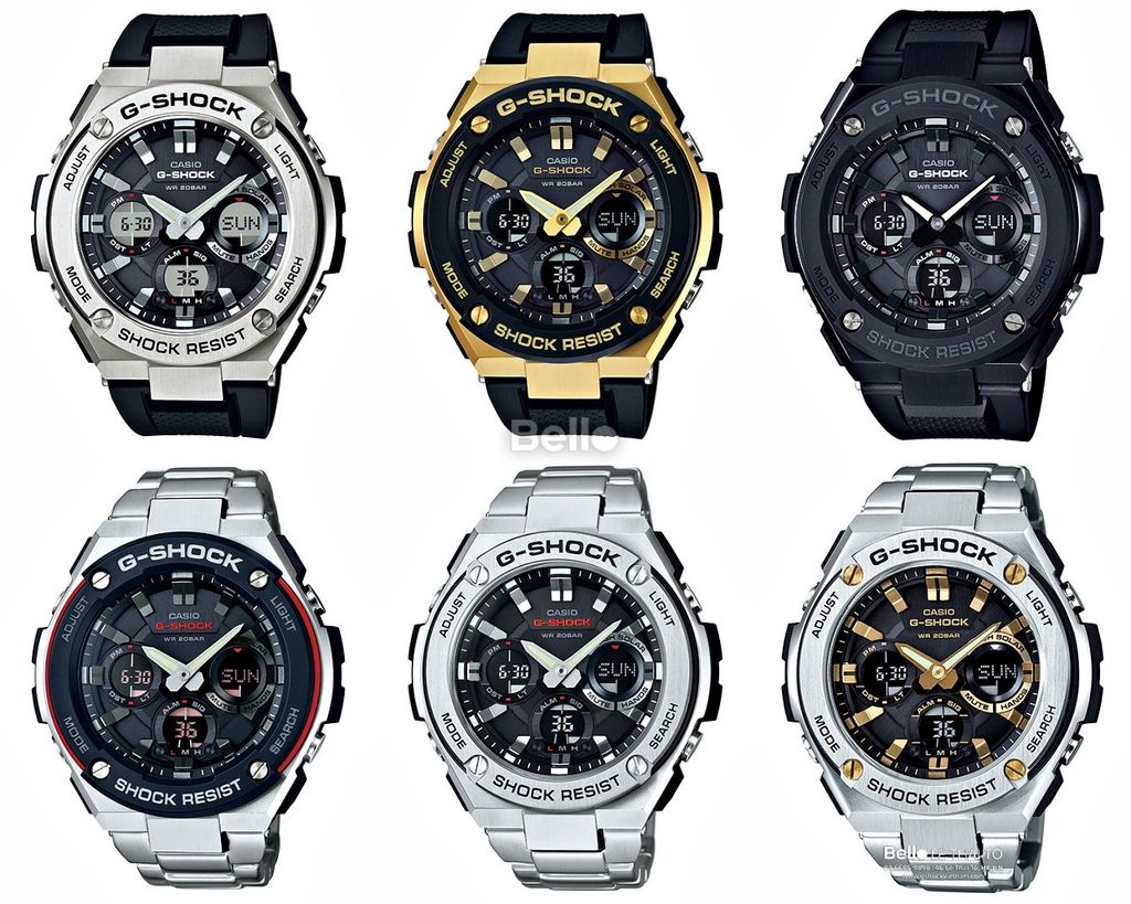 Casio G-Shock G-Steel GST-S100 và GST-S110: Các phiên bản bán chạy