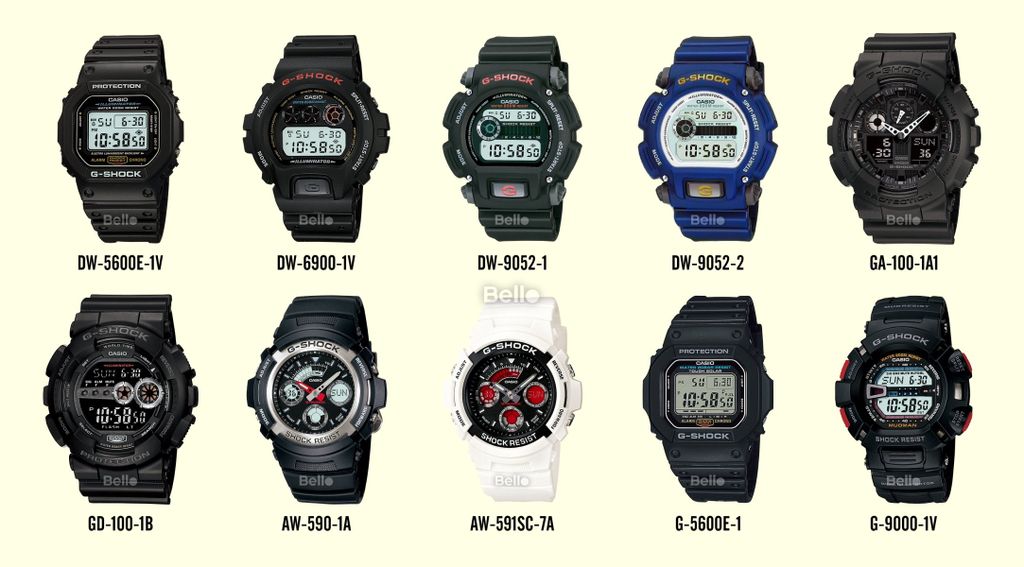 Top G-Shock chính hãng giá rẻ nhất tại Bello 2018