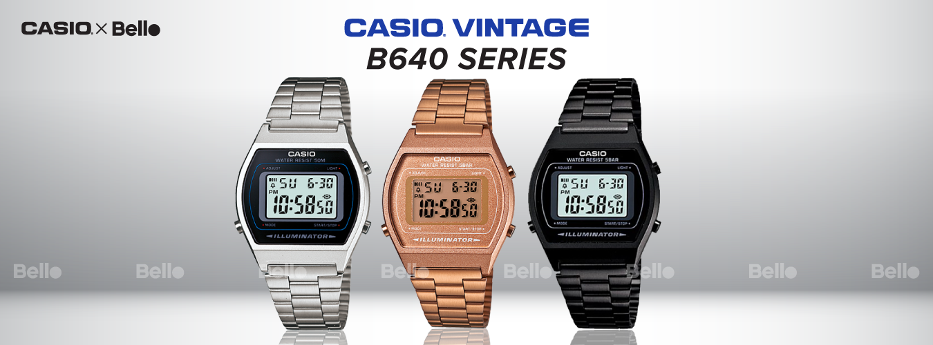 Casio on sale retro b640