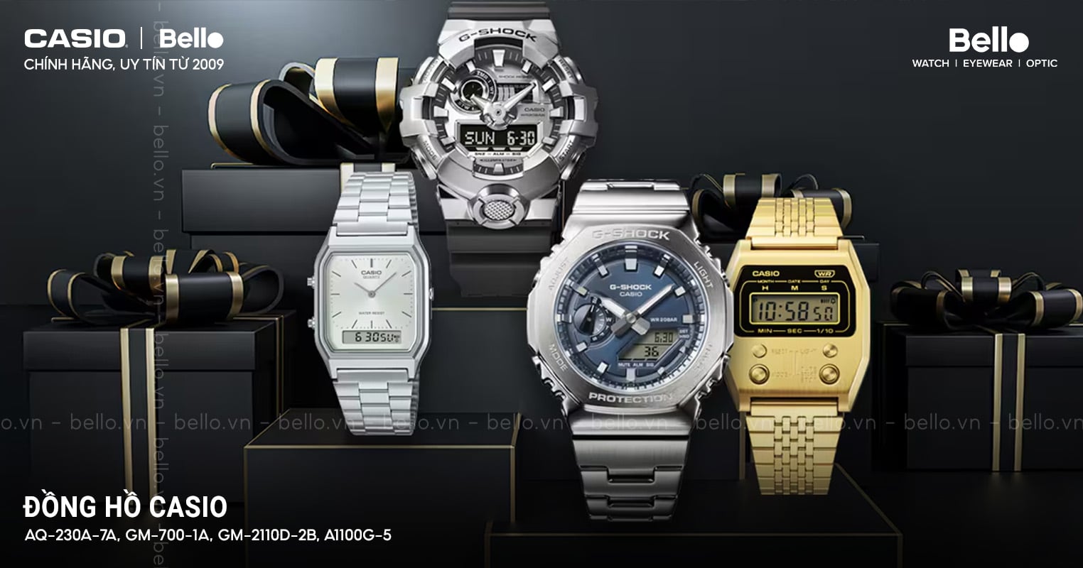 Đồng Hồ Casio Chính Hãng 2026 – Mẫu Mới | Bello – Uy Tín Từ 2009 ...