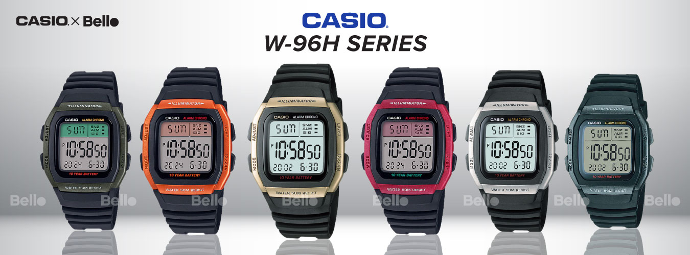 Casio W-96 Series – Bello