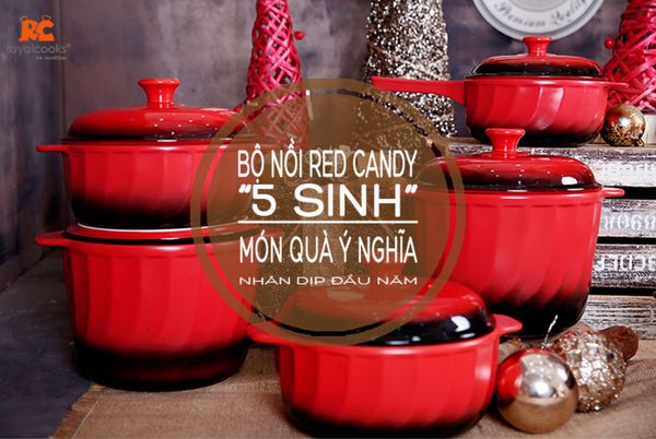Bộ nồi Red Candy