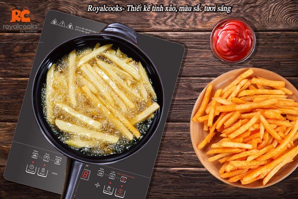 Chảo sứ sâu lòng- bí quyết cho món chiên rán giòn tan, vàng ruộm, ngon không kém ngoài hàng