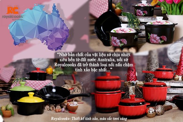Nồi sứ Royalcooks là loại nồi nấu chậm tinh xảo bậc nhất
