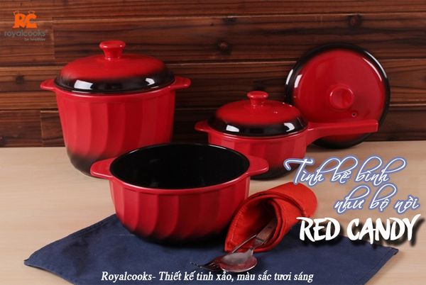 Tình bể bình như bộ nồi Red Candy