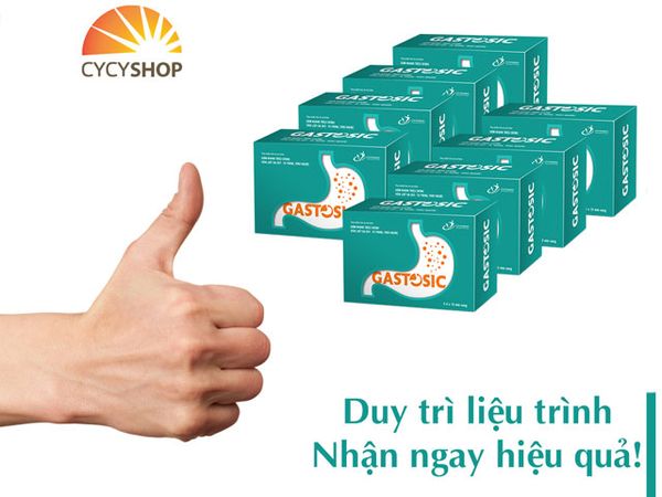 Sử dụng Gastosic đều đặn để có kết quả tốt nhất