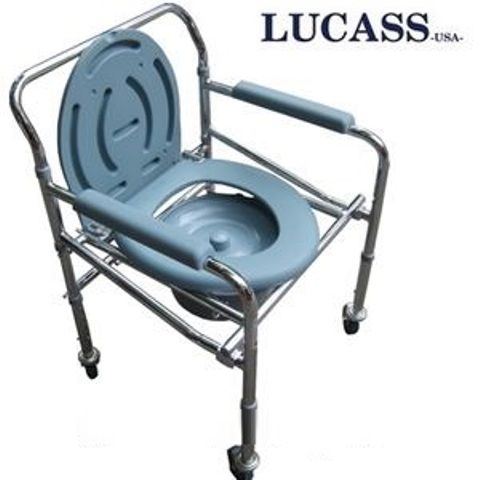 Ghế bô vệ sinh có bánh xe Lucass