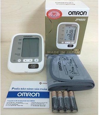Máy đo huyết áp bắp tay Omron JPN600 chính hãng
