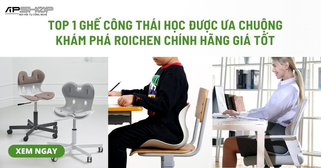 Top 1 Ghế Công Thái Học Được Ưa Chuộng – Khám Phá Roichen Chính Hãng Giá Tốt