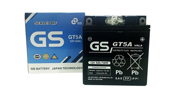 Bình ắc quy loại GS GT5A