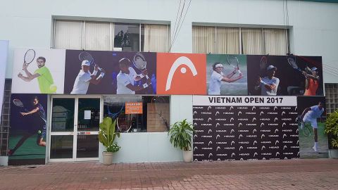 HEAD tự hào cung cấp bóng thi đấu vào dịch vụ đan vợt tại Vietnam Open 2017