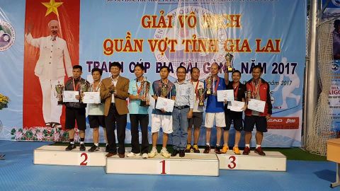 FORHEADS hân hạnh đồng hành cùng Giải vô địch quần vợt tỉnh Gia Lai năm 2017
